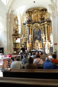Koncert v  klášterním kostele