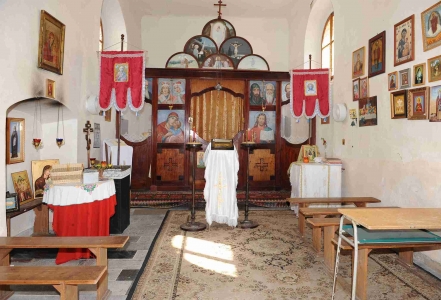 Interiér špitální kaple