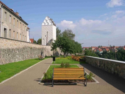 Vodárenská věž při pohledu z Velkého Šance