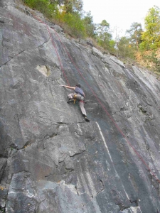 Rock climbing