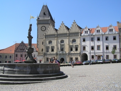 Renaissance Fountain on Žižka square
