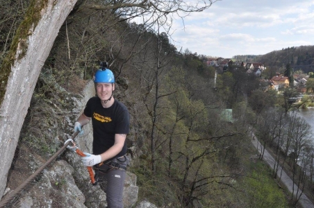 Rock climbing