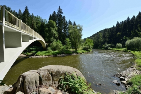 Der Fluss Lužnice