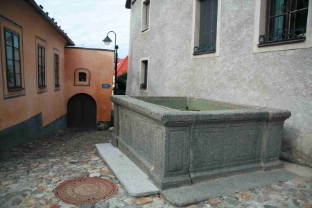 Brunnen in Křížová Straße