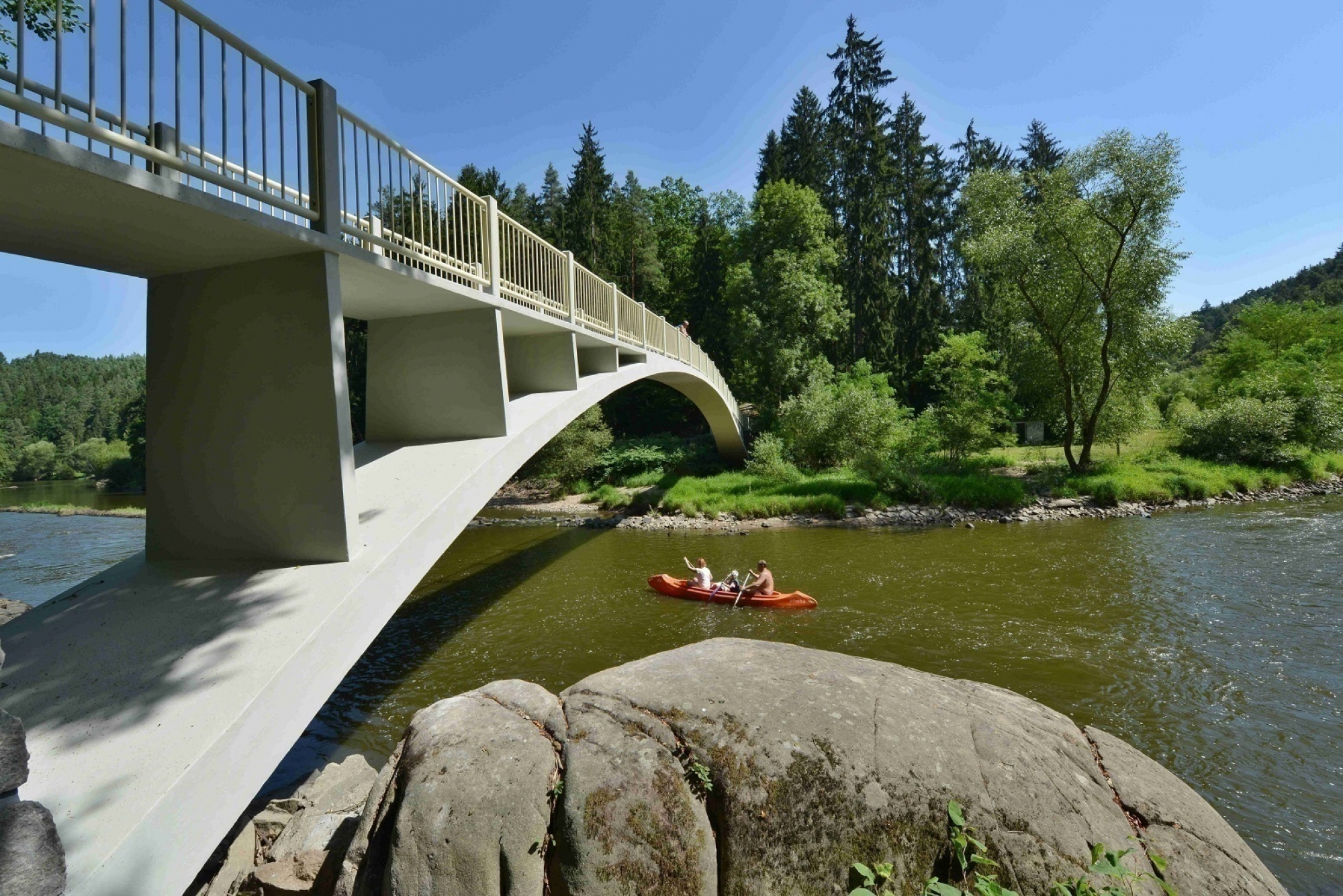 Der Fluss Lužnice