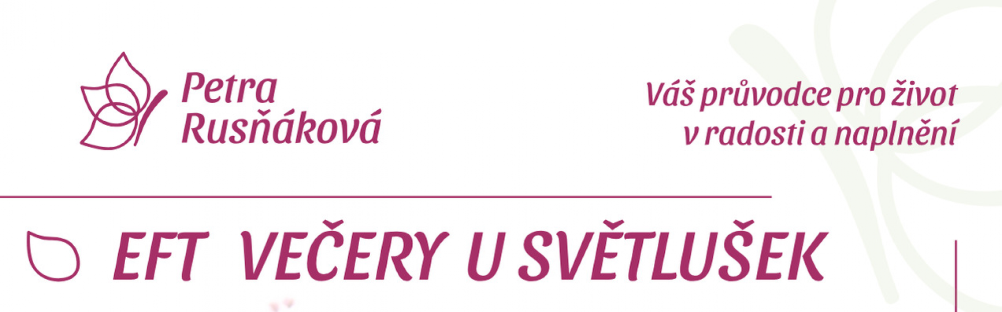 EFT jako nástroj pro soulad sama se sebou