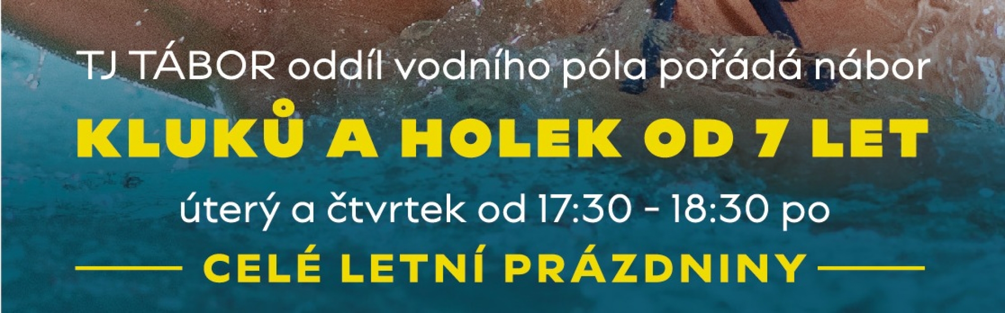 Letní nábor do vodního póla