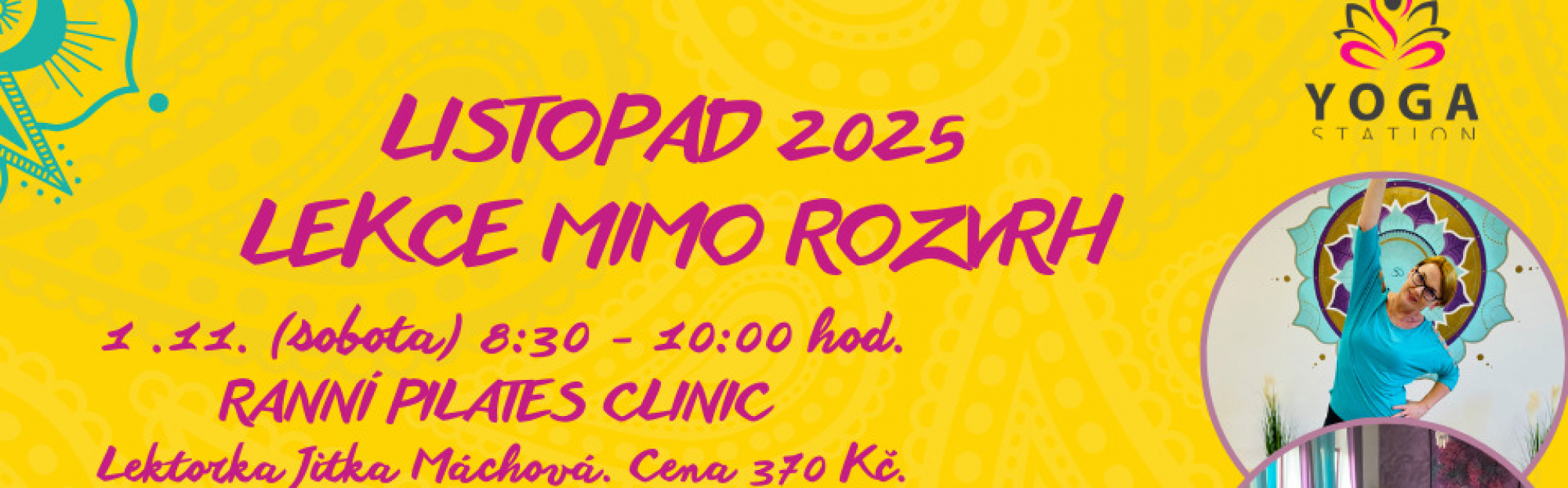 Listopad přináší seberozvojé workshopy