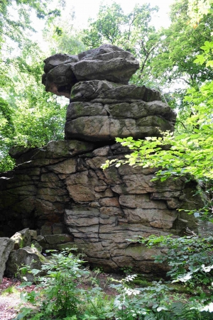 Čertovo Břemeno und Javorová skála (Felsen)