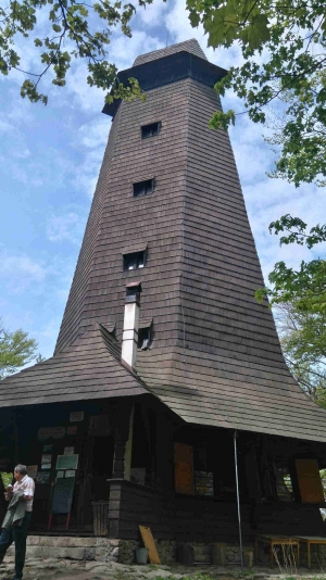 Observation tower on the mountain Velký Blaník