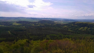 Observation tower on the mountain Velký Blaník