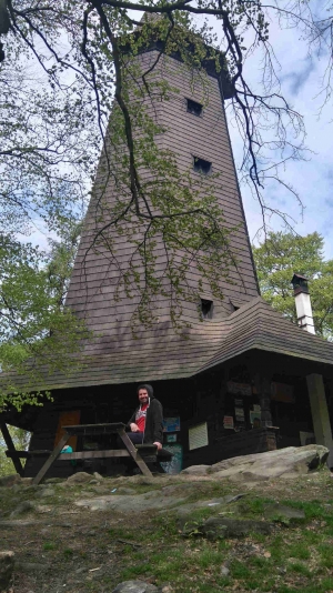 Observation tower on the mountain Velký Blaník