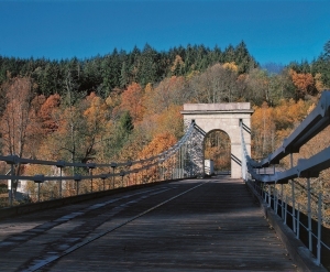 Stádlec Bridge - a structure listed for its technical excellence