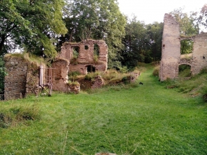 Šelmberk - castle ruins with a watch tower