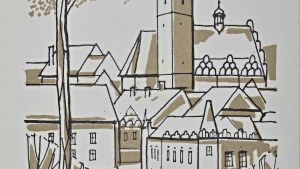 STANISLAV HLINOVSKÝ (1924 – 1994)  grafiky, kresby, malby