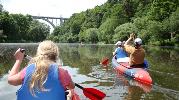 Kanoesport im Táborer Region