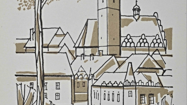 STANISLAV HLINOVSKÝ (1924 – 1994)  grafiky, kresby, malby