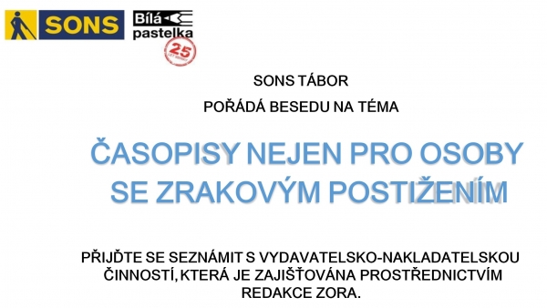 Časopisy nejen pro osoby se zrakovým postižením
