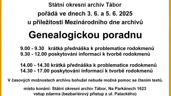 Mezinárodní den archivů 2025