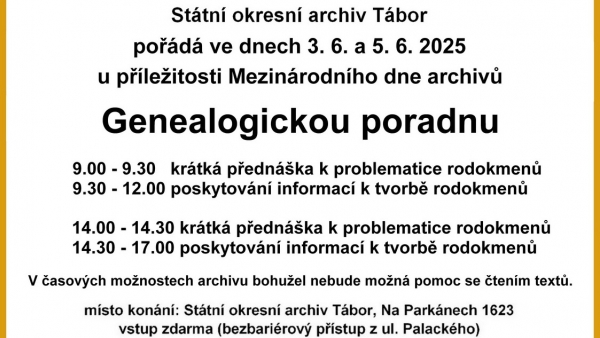 Mezinárodní den archivů 2025