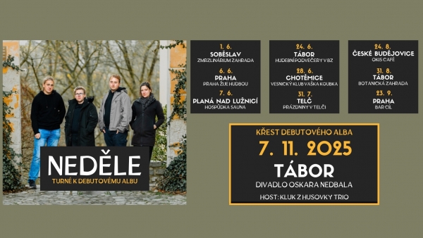 Hudební podvečer s kapelou Neděle