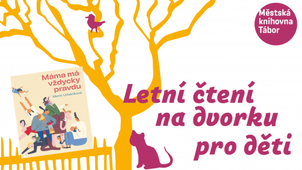 Letní čtení na dvorku pro děti 4-10 let