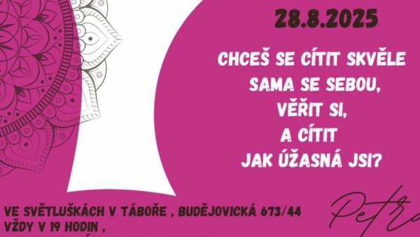 Prožitkový večer s meditací na téma ,,Sebehodnota,,