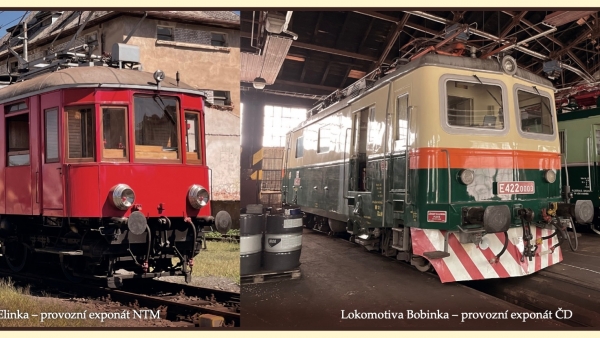 S Elinkou a Bobinkou naposledy po starém železničním mostě v Táboře