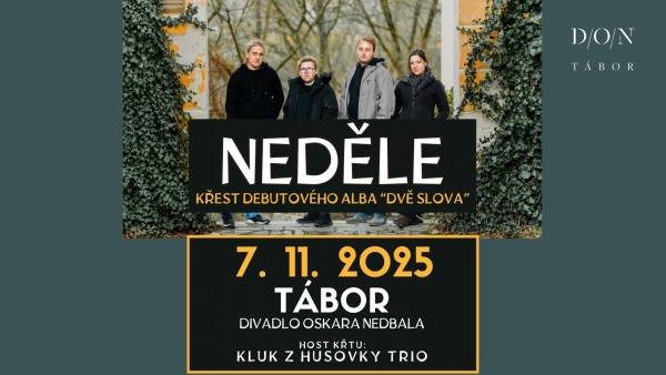 Křest CD | Neděle + host: Kluk z Husovky trio