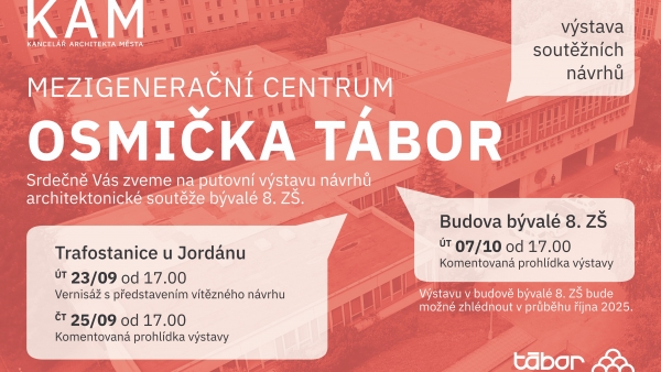 Mezigenerační centrum Osmička Tábor - výstava soutěžních návrhů