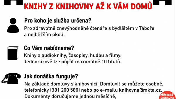 Donášková služba - Knihy až k vám domů